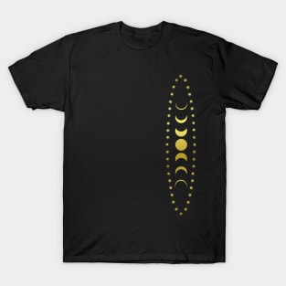 Moon phases - stars - moon - graphics T-Shirt